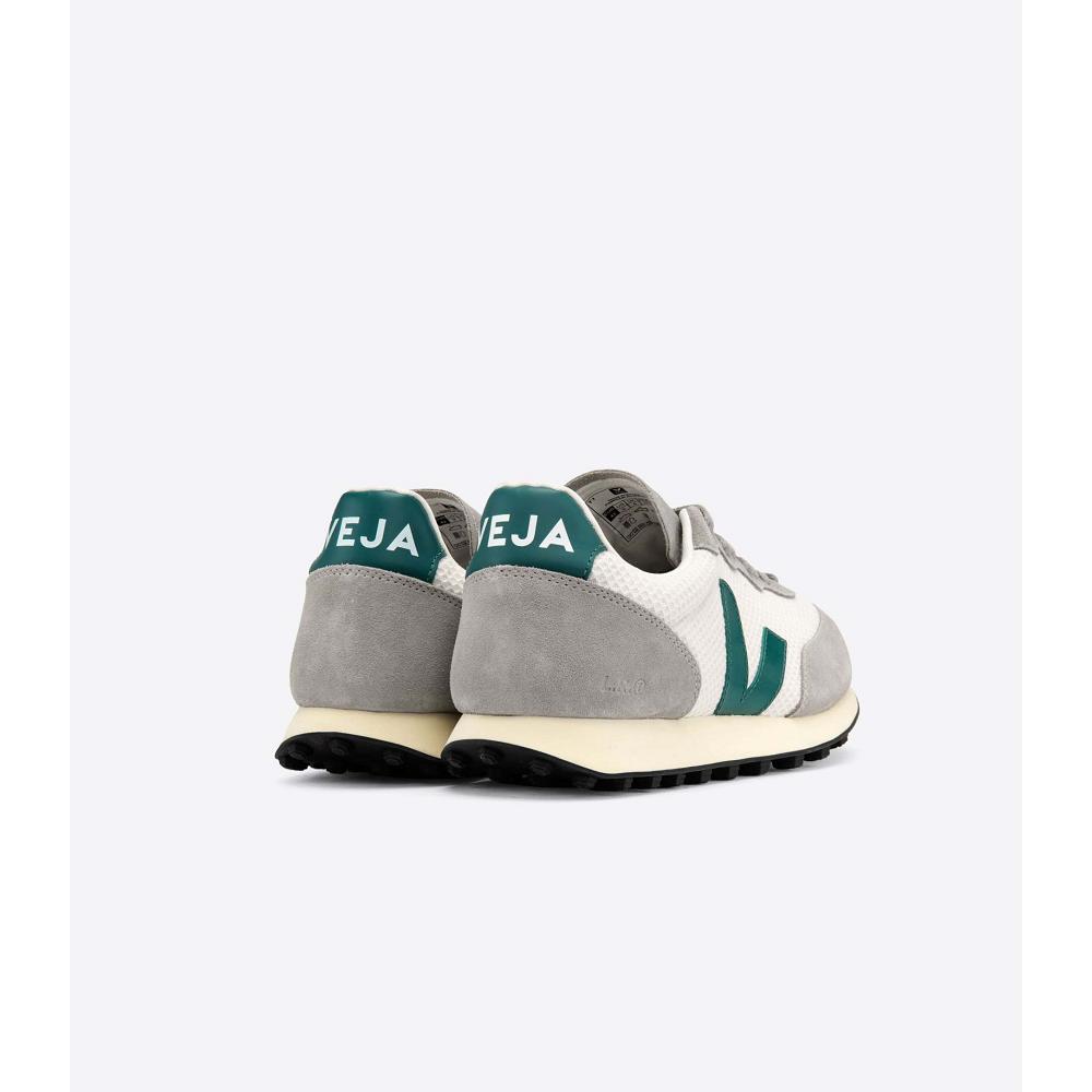 Veja RIO BRANCO HEXAMESH Løpesko Dame Grey/Green | NO 429MQZ